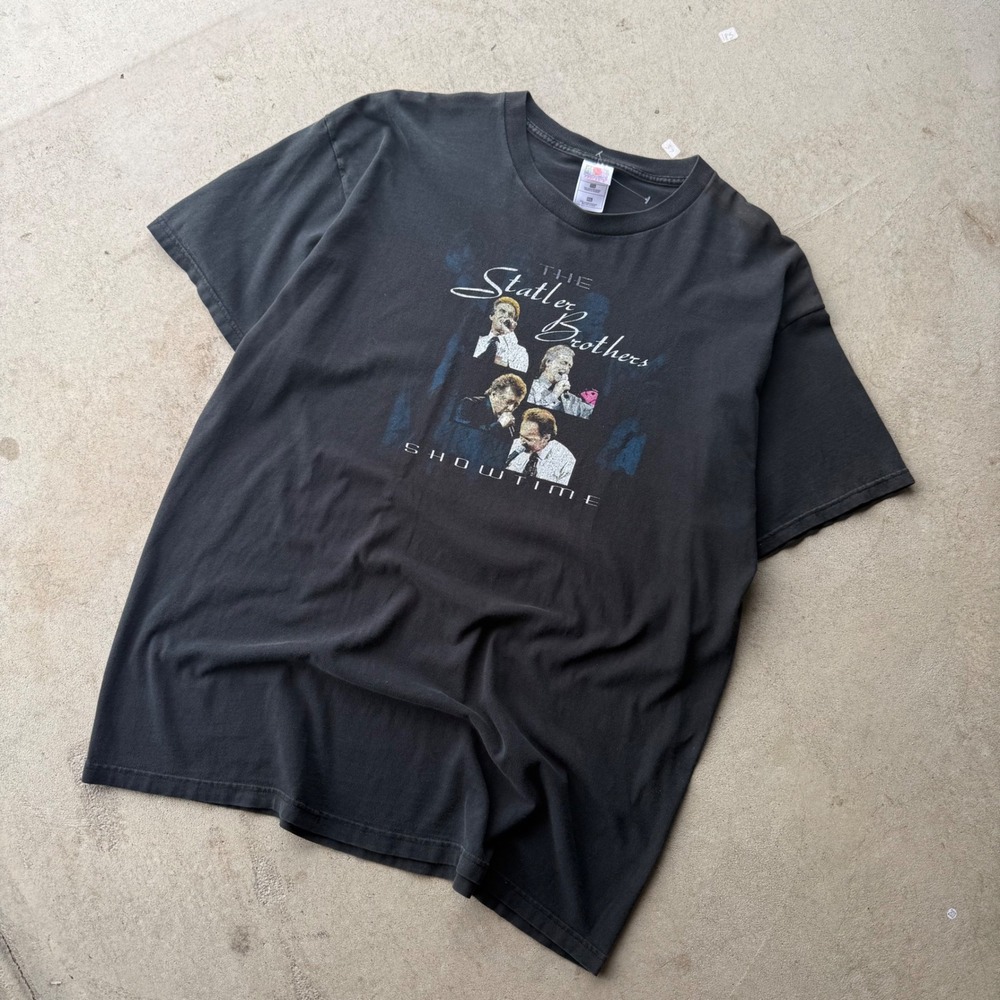 Y2K Mens Fruit of the Loom The Statler Brothers Showtime Graphic Tee XXL